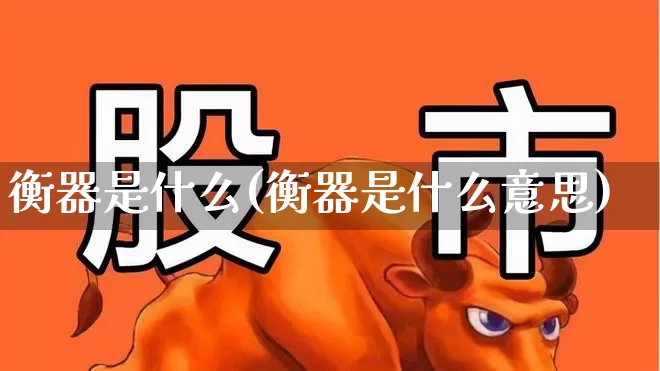 衡器是什么(衡器是什么意思)_https://www.syklpowerbike.com_上交所_第1张