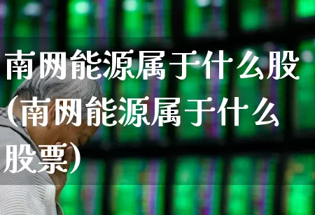 南网能源属于什么股(南网能源属于什么股票)_https://www.syklpowerbike.com_深交所_第1张