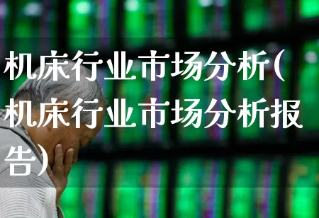机床行业市场分析(机床行业市场分析报告)_https://www.syklpowerbike.com_深交所_第1张