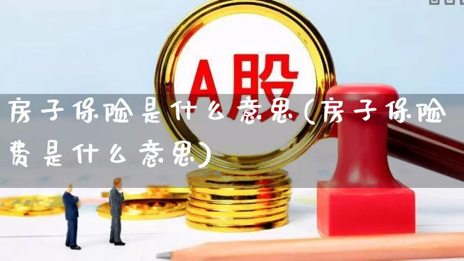 房子保险是什么意思(房子保险费是什么意思)_https://www.syklpowerbike.com_科创板_第1张