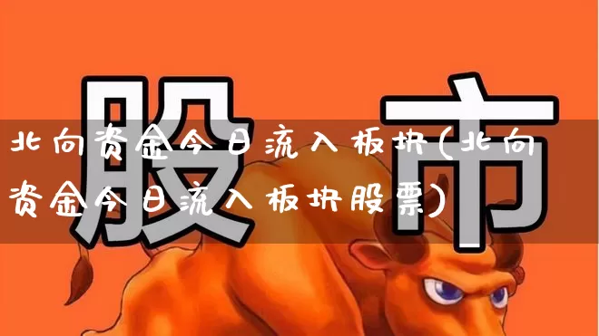 北向资金今日流入板块(北向资金今日流入板块股票)_https://www.syklpowerbike.com_北交所_第1张
