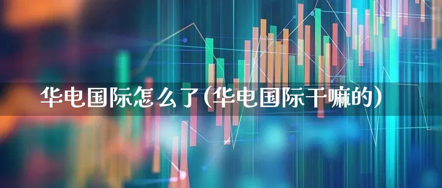 华电国际怎么了(华电国际干嘛的)_https://www.syklpowerbike.com_科创板_第1张