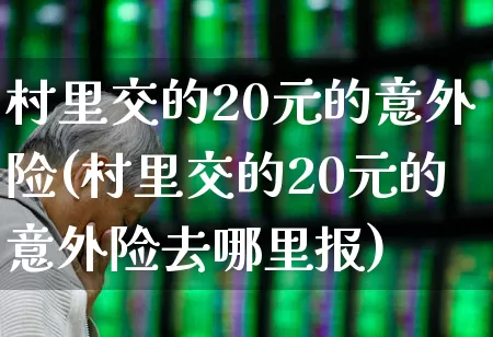 村里交的20元的意外险(村里交的20元的意外险去哪里报)_https://www.syklpowerbike.com_深交所_第1张