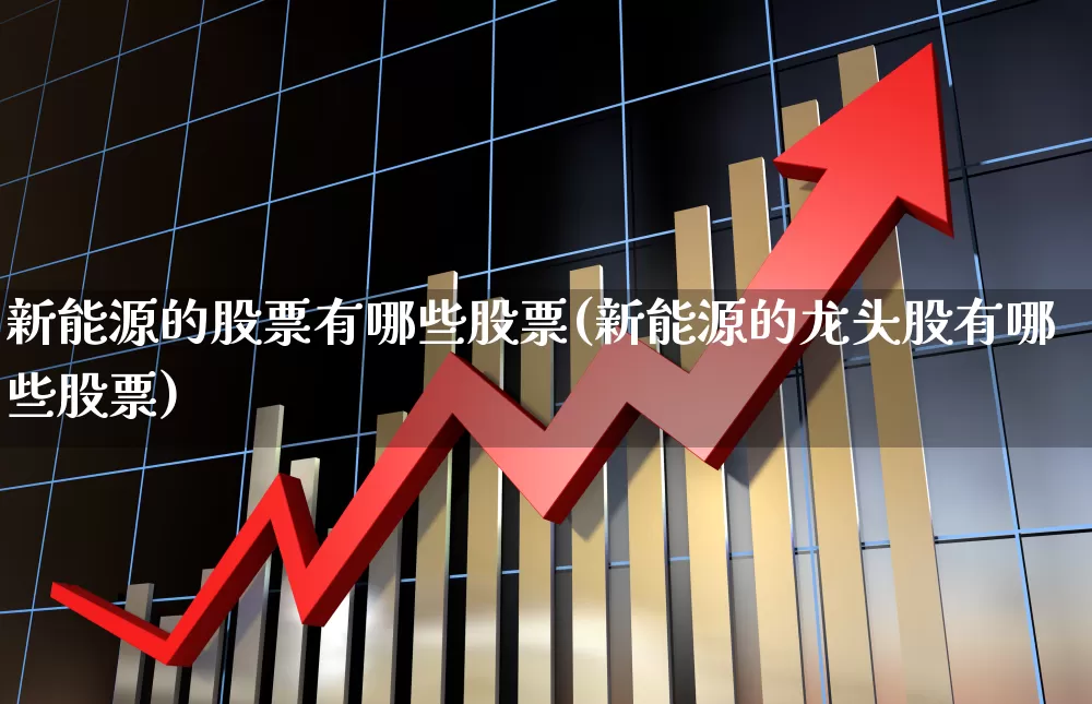 新能源的股票有哪些股票(新能源的龙头股有哪些股票)_https://www.syklpowerbike.com_上交所_第1张